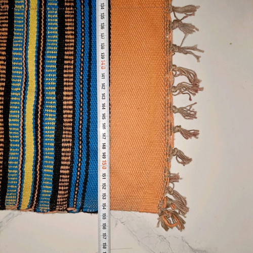 Traditional woven rug like new 155x240 cm with fringes