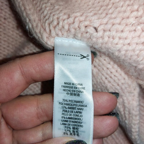 Juicy Couture pink cardigan used, size large, with beads