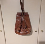 Leather backpack brown like new
