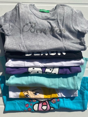 Baby short-sleeve shirts pack of 7 like new, 12-18 months