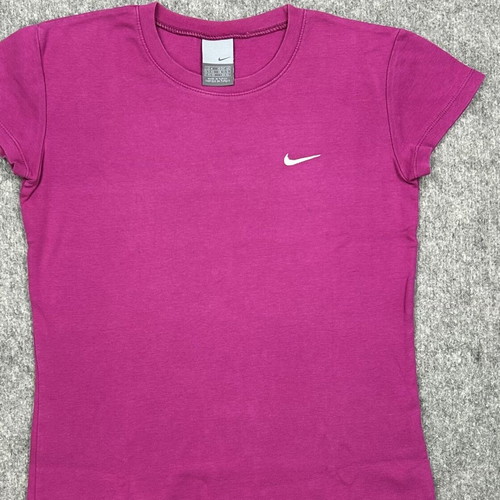 Nike Pink T-Shirt Women’s M Vintage Y2K Swoosh Logo Tee used