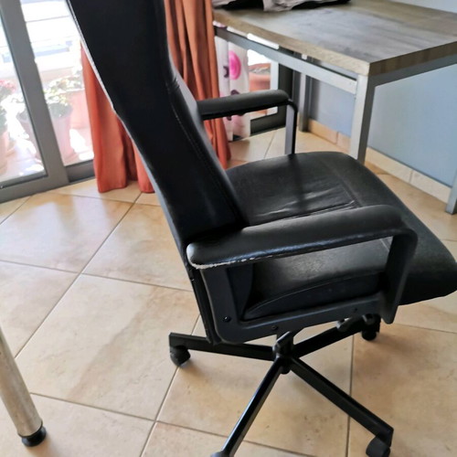 Office armchair used, swivel chair