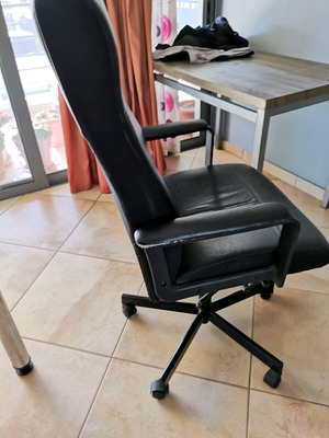 Office armchair used, swivel chair
