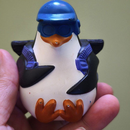 Penguin of Madagascar collectible figure used, 2010 McDonalds