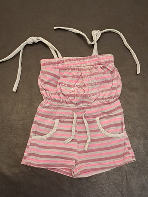Macco romper shorts with adjustable straps, 1 year old, like new