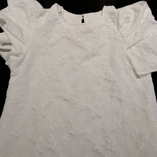 Shein Dressy Blouse 10 Years Like New White