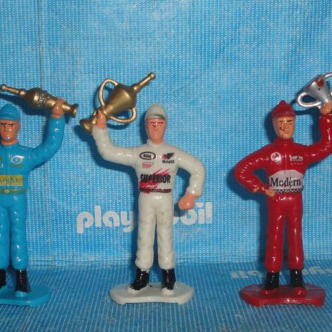 Vintage Formula 1 Racing Figurines set like new