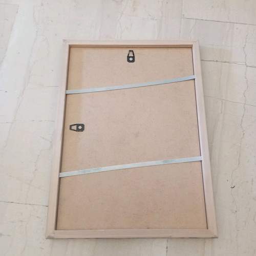 Vintage frame like new with old aspirin advertisement