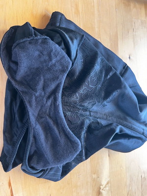 Black satin shaping underwear like new