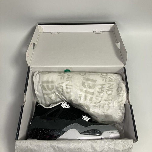 Jordan 4 Retro Fear (2024) sneakers, size 45