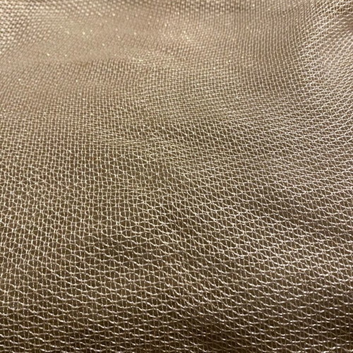 Beige curtains used, set of 2 with gold thread