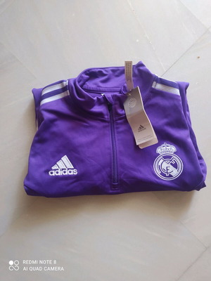 Real Madrid Training Jacket new, size Small, purple