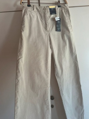 Chino pants M&S beige new, size 6 Long fit