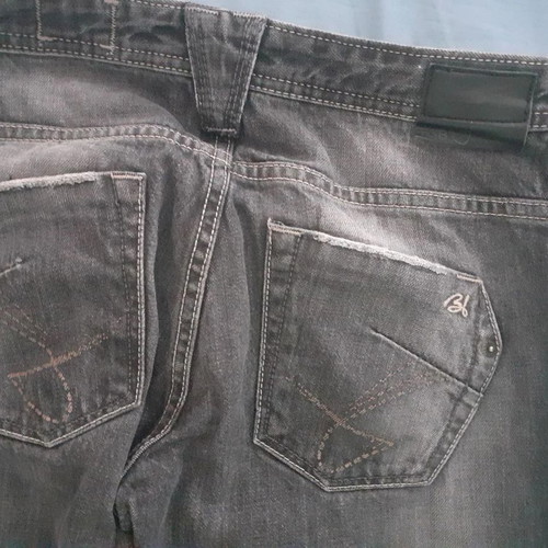 BSB jeans new, black with faded spots, size 28