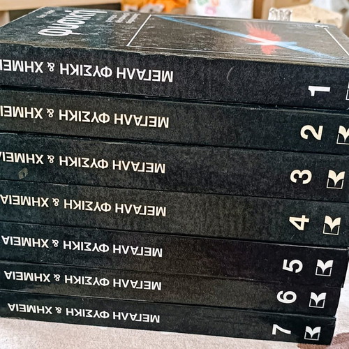 Megali Fysiki & Chimeia 7-volume set, Greek academic science books