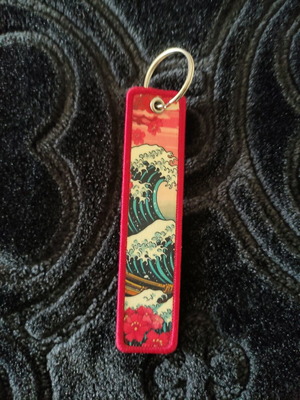 Keychain Japanese style like new, red