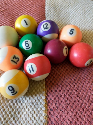 Mini ball collection used