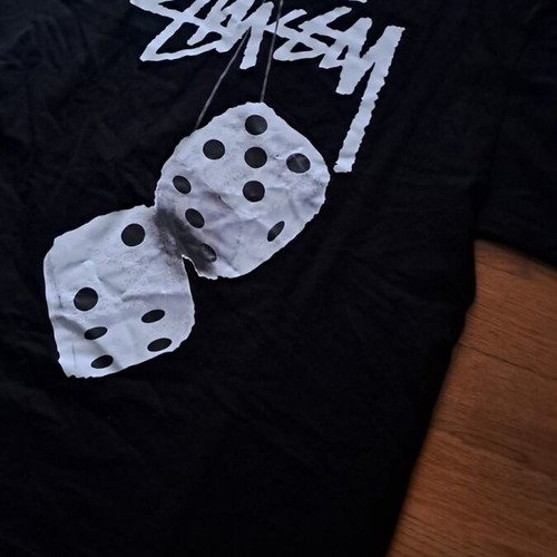 Stüssy short-sleeve T-shirt new, size M, black