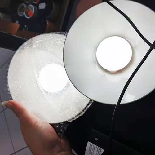 Double solar LED hanging light with panel, new in box
