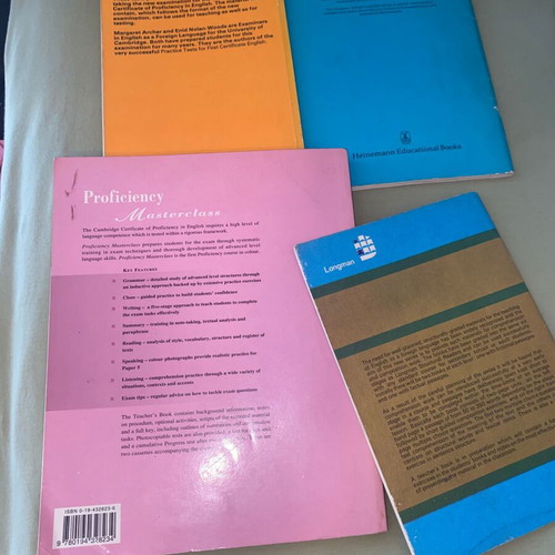 Proficiency English Learning Books used, set of 4