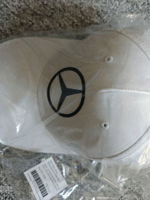 Mercedes Benz F1 2024 team cap white with black logo new