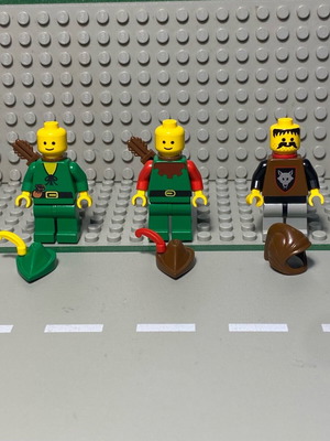 Lego Forestman cas123a, Forestman cas252, Wolfpack cas284 used