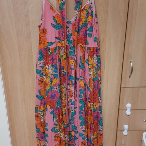 Karavan maxi dress, colorful, 100% cotton