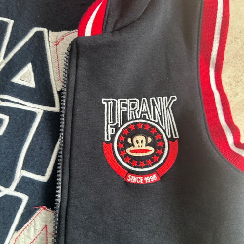 Paul Frank tracksuit and sleeveless hoodie like new, size 8-10, blue