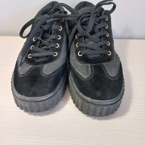 Γυναικεία Μαύρα Sneakers με Ψηλό Πάτο Καινούργια