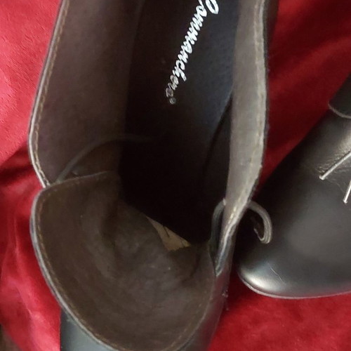 Commanchero original leather ankle boots like new, black, size 38