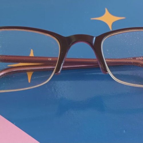 Vogue eyeglass frame like new, purple