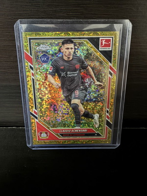 Topps Chrome Bundesliga Gold Mini-Diamond RC card like new #68\/50