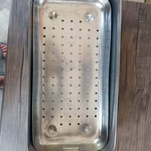 Stainless Steel Sterilization Box with Handles used