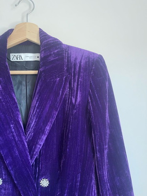 Zara purple jacket size XS like new