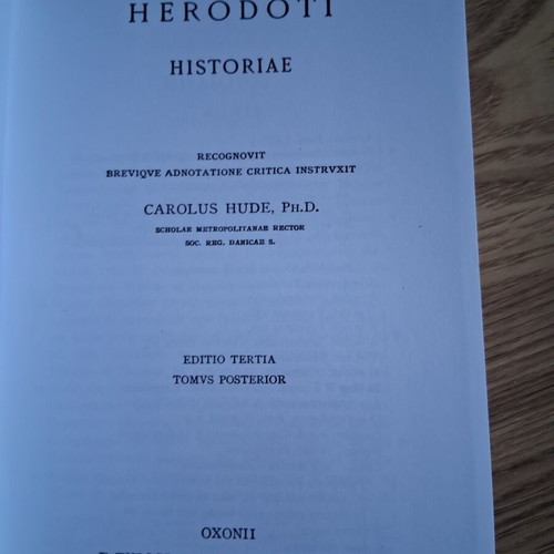 Herodoti Historiae Volumes 1 & 2, Oxford Classical Texts