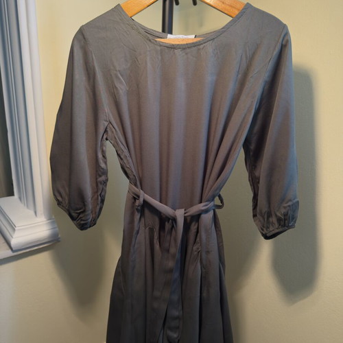 Balloon dress Celestino new, olive green