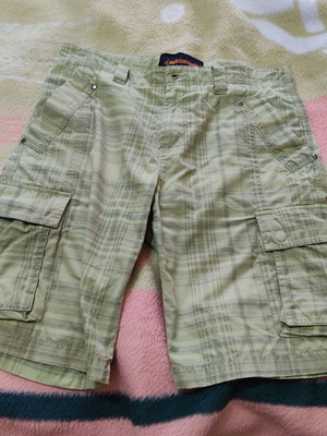 Ανδρική βερμούδα Original Jeans Mississippi μεταχειρισμένη, 100% cotton, πράσινη, μέγεθος L