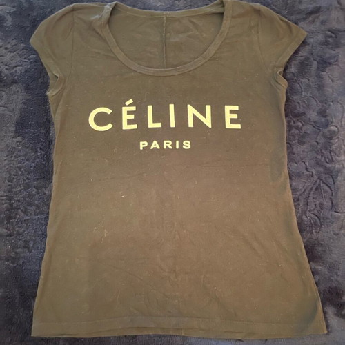 Women's T-shirt used, black, size S