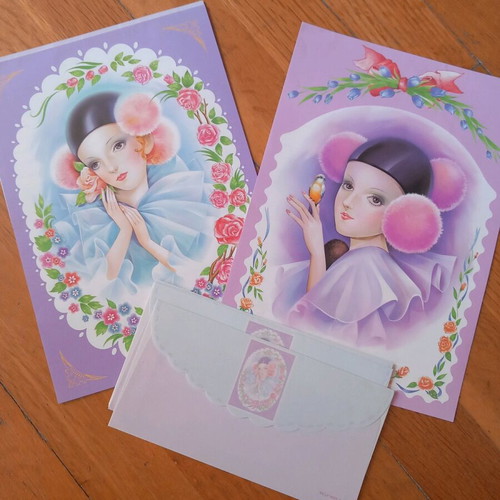 Vintage stationery collection with envelopes new