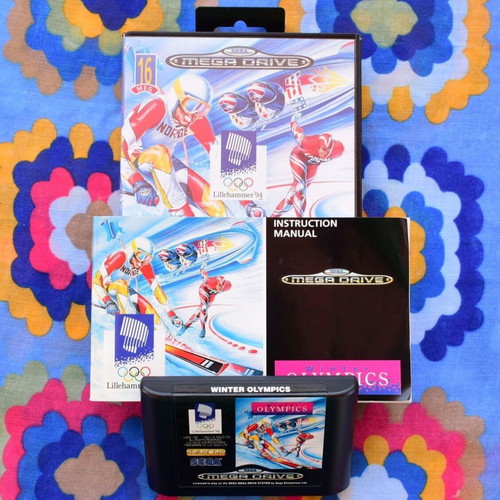 Winter Olympics: Lillehammer '94 Sega Mega Drive game mint condition