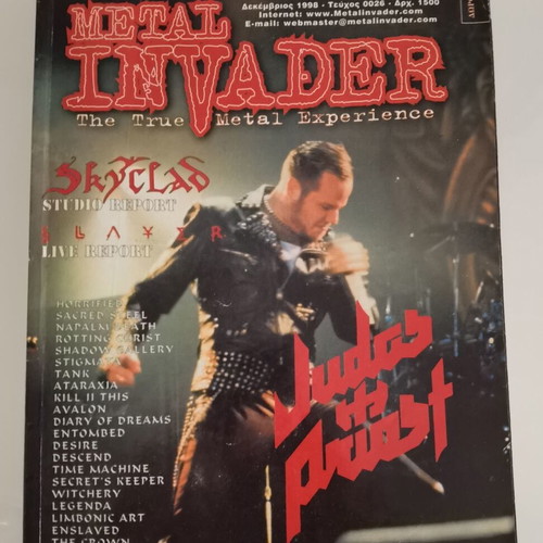 Metal Invader #26 1998 magazine used