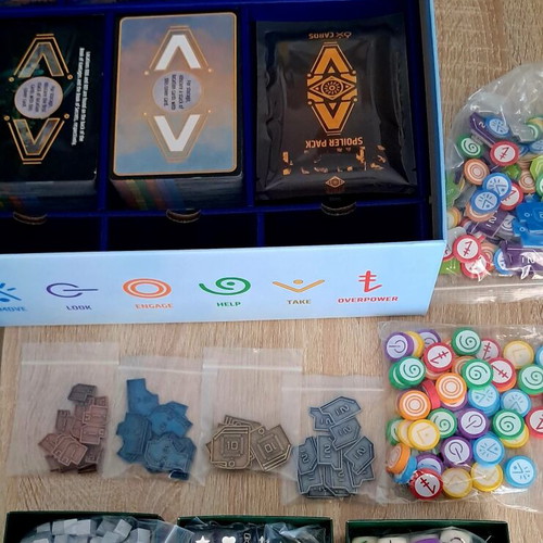 Vantage board game like new with upgrade components