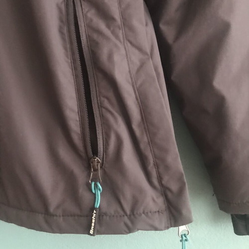 Basehit women's waterproof jacket with hood and fleece lining new