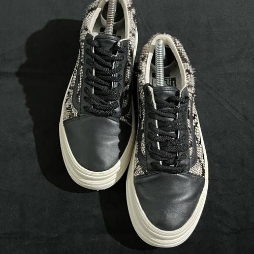 Vans Super ComfyCush Old Skool sneakers used, size 38.5, snake print