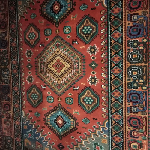 Egyptian Rug 2x3 Synthetic Yarn Antistatic With Rich Design
