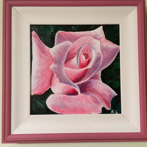 Painting with mat and frame without glass new