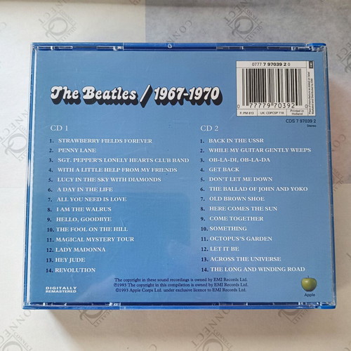 The Beatles 1967-1970 double CD new, European edition, pop