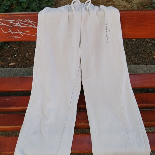 Zara Kids παιδικό αθλητικό παντελόνι με φαρδιά γραμμή μεταχειρισμένο, μέγεθος 11-12 ετών, ανοιχτό γκρι