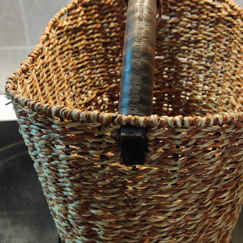 Wicker basket like new for decoration