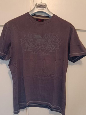 T-shirt black with light print used, size M